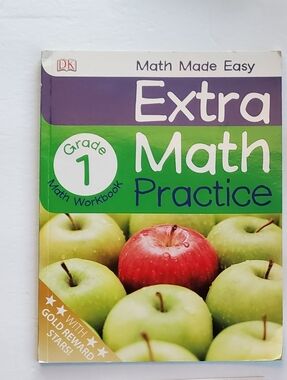 Extra Math Practice Workbook 1st Grade Homeschool, Daycare *READ*